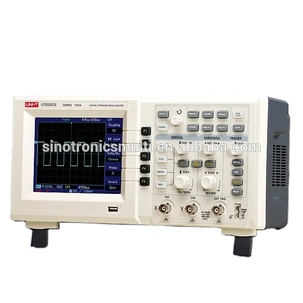  UNI-T UTD2202CE 200 МГц 1GS/S Цифровые запоминающие