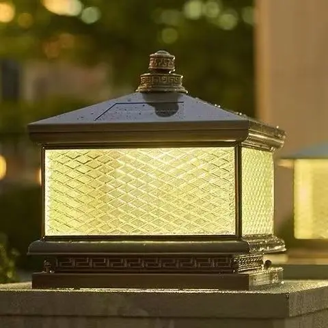 Modern and minimalist solar garden lights outdoor waterproof IP65 led for courtyard lighting