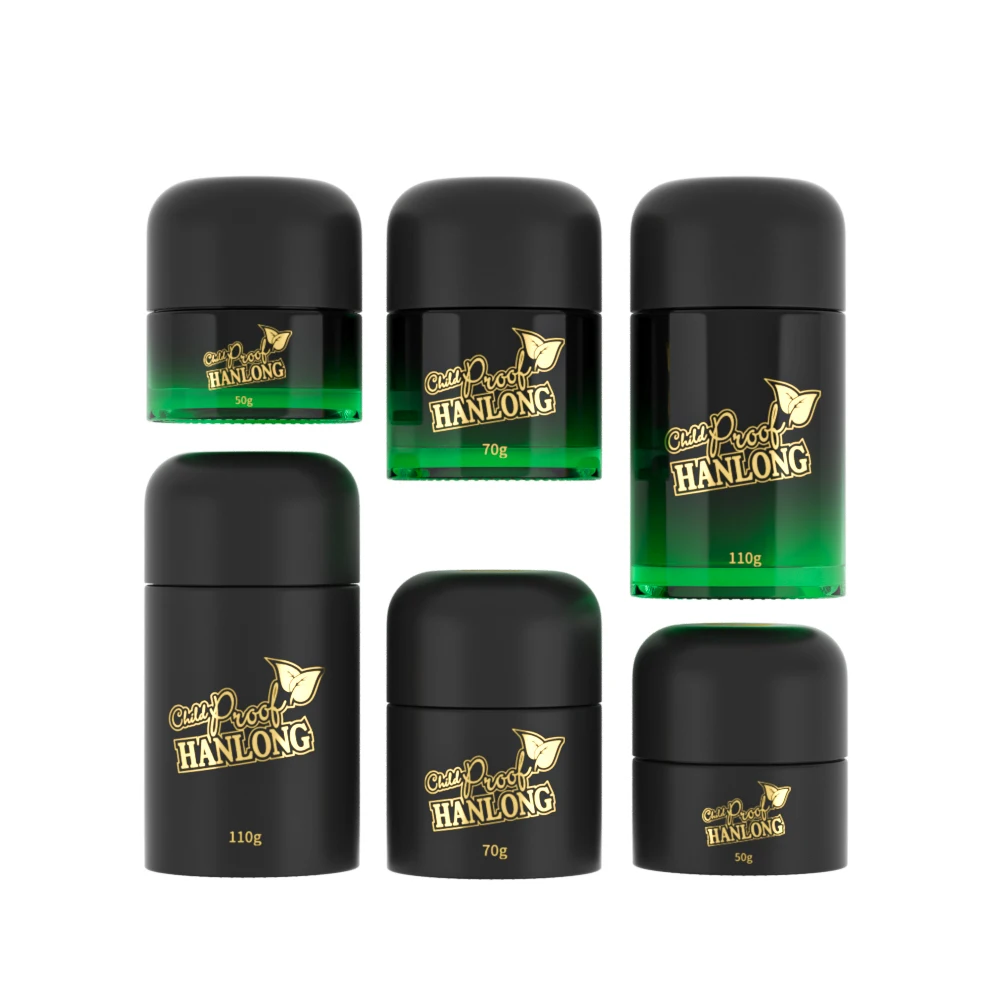 Hot sale 1 oz 2oz 3oz 4 oz child safe glass jar with child proof lid child resistant glass jar