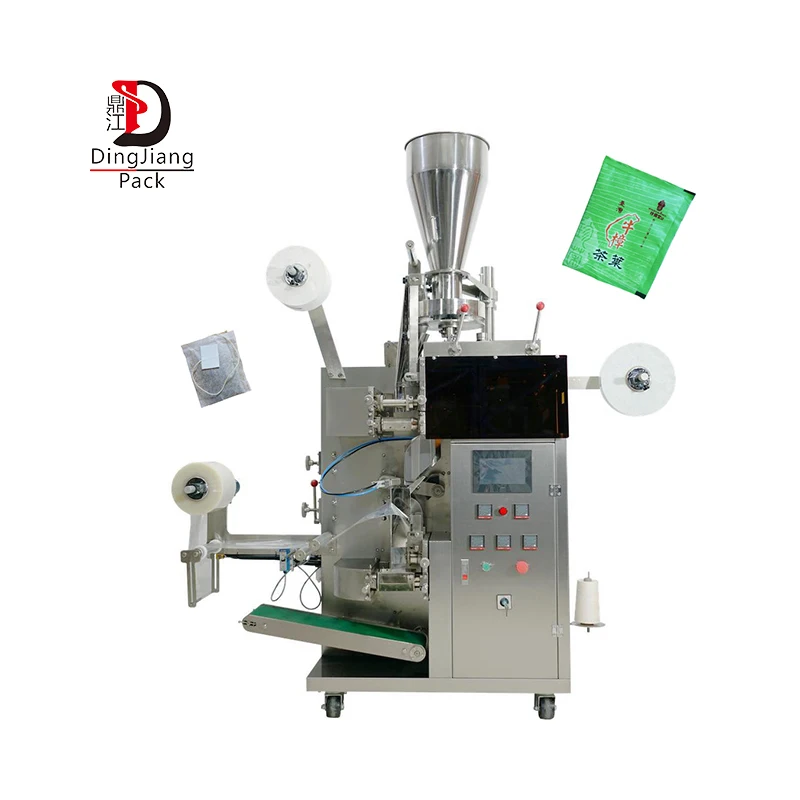 Pyramide Inner And Outer Tea Bag Packing Machine With Thread