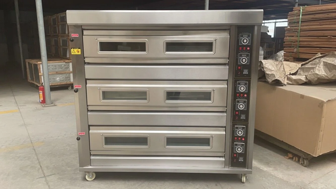 electric Oven Parts 2 Deck 2 Trays Electric Multifunctional Provided Commercial Bakery Oven Oven Restaurant