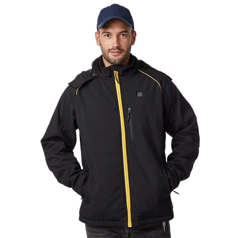 Explorer Jacket Heated Quilted Jacket - Perfect for Skiing and Other Outdoor Activities - Electronic Component Warmth