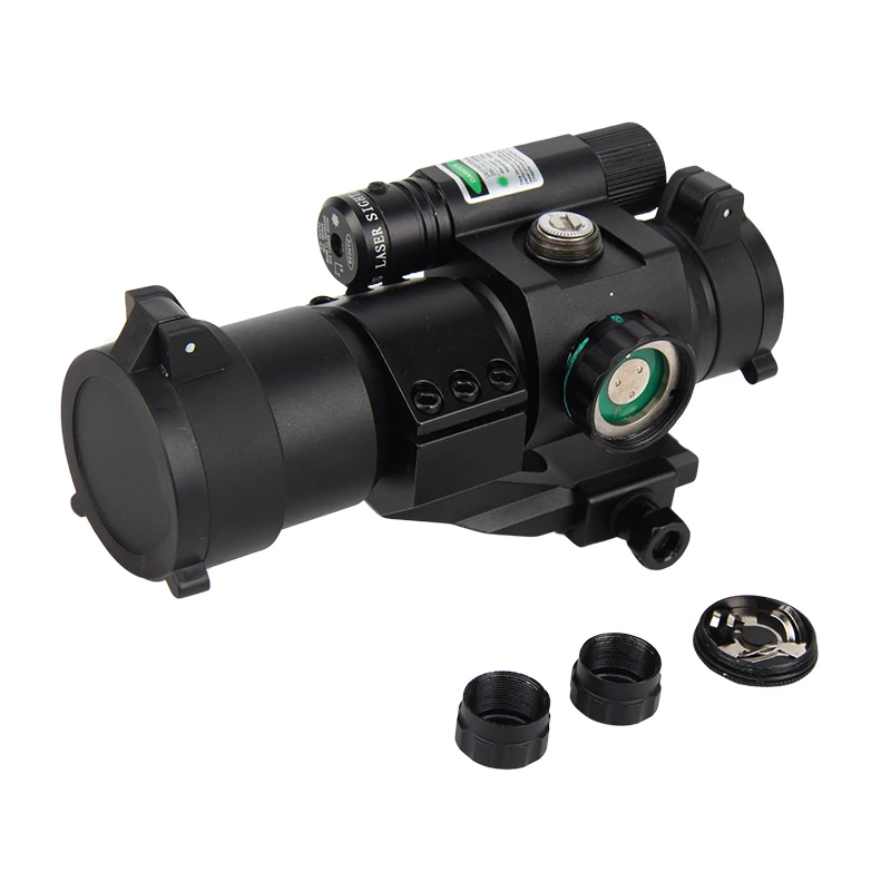 Custom 1x30 Sight M3 Reflex Laser Sight Red Green Dot With Green Laser 20mm Mount Optical Sight Scope Holographic Hunting Scope