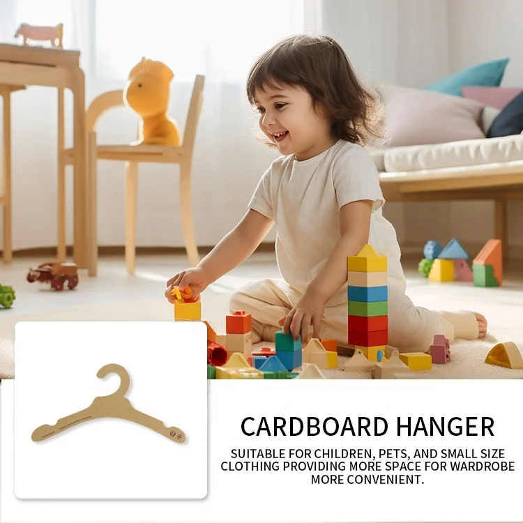 Adult Eco Recyclable Paper Cardboard Shirt Hangers Recycle Coat Hanger