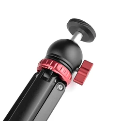 YELANGU-Mini Universal Smartphone Stand Tripod  Holder and Head Ball Stabilizer for Camera Mobile