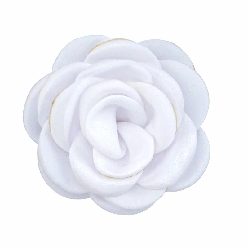 22  NEW 6cm Artificial Decorative Handmade Chiffon Fabric Flower For Dresses Clothing