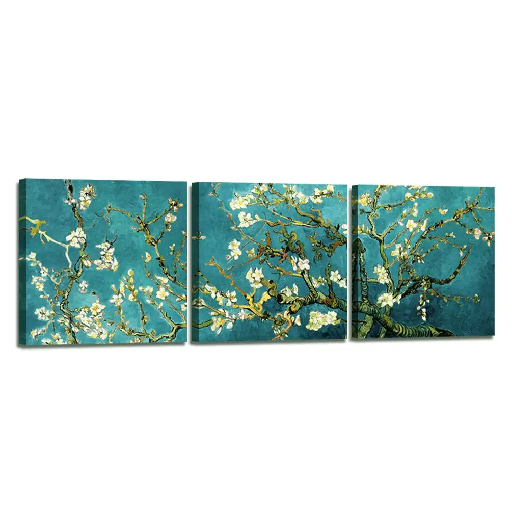 2022 hot Desgin Wall Art Canvas Print Painting for Bedroom Home Decor Vincent of Almond Tree in Blossom Floral Flower Pictures