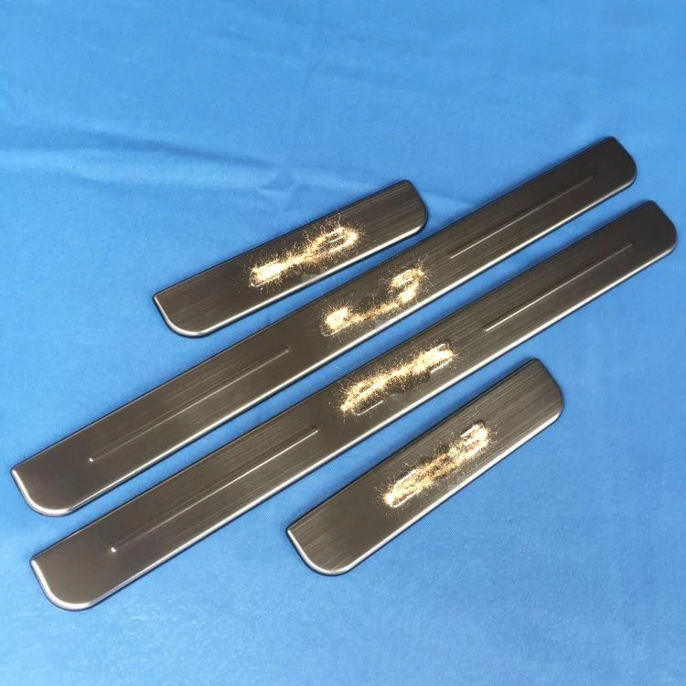 auto exterior door threshold protector sill accessories led scuff plate for mazda CX-3