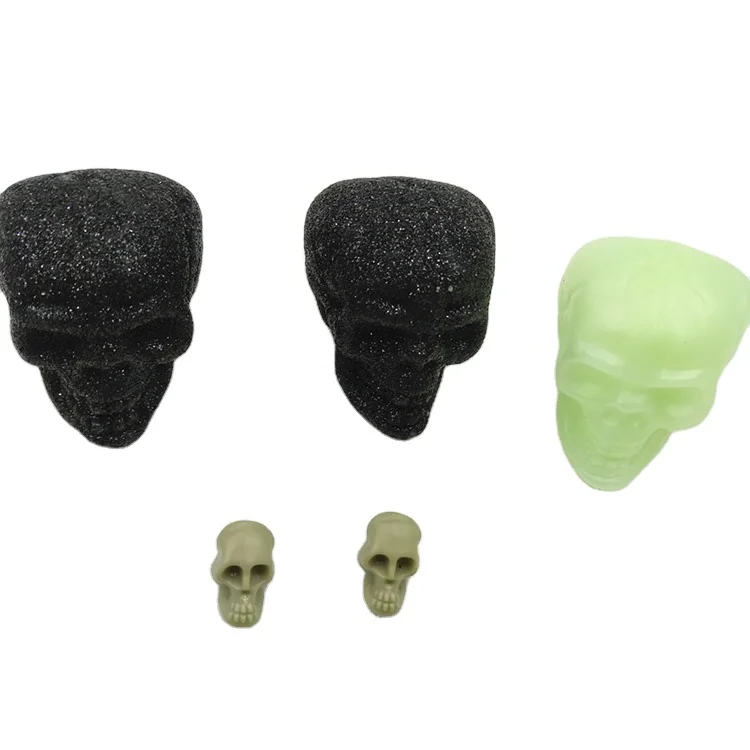 Halloween haunted house decoration horror ornaments ghost festival venue props Plastic Skulls