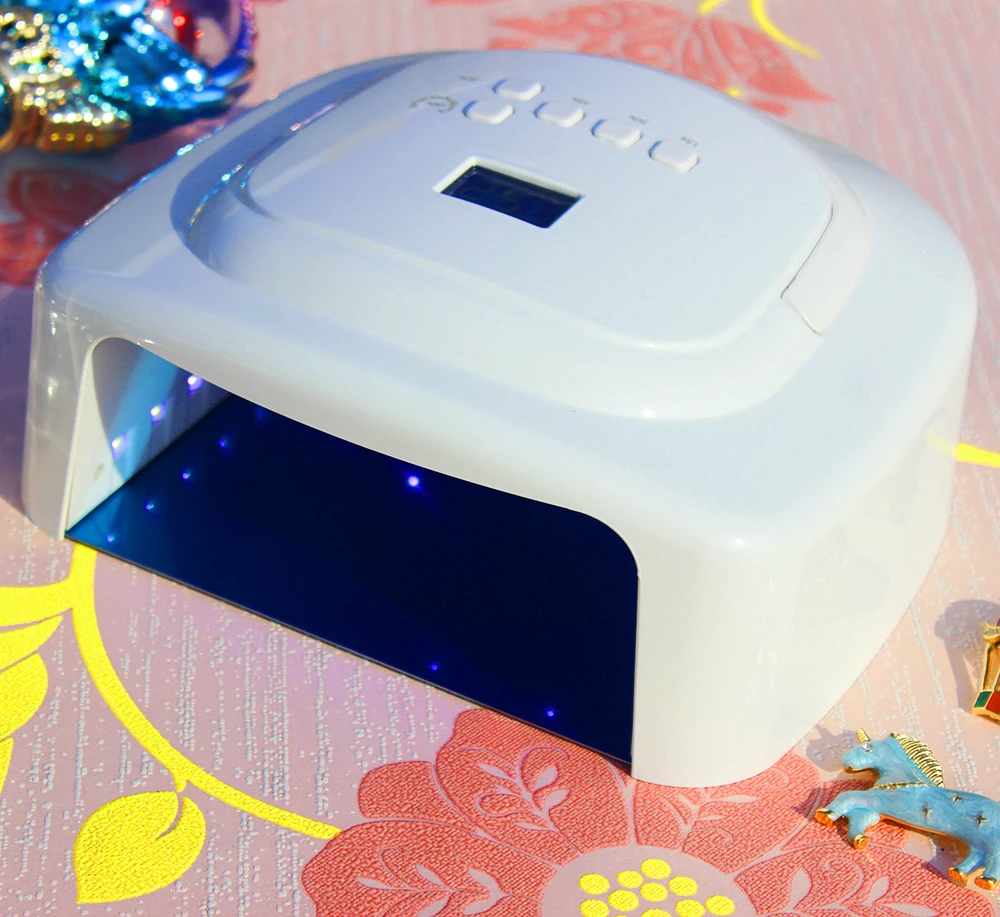 
2021 Amazon Hot Factory Direct Instagram Blogger Tiktok favous 60W Wireless Cordless UV Led Nail Lamp Rechargeable battery 