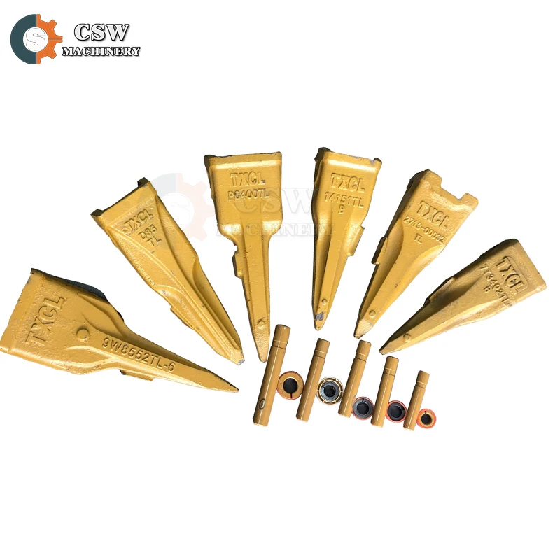 Excavator G.E.T parts spare parts 9W8552 TL high-quality bucket teeth adapters for Caterpillar E345