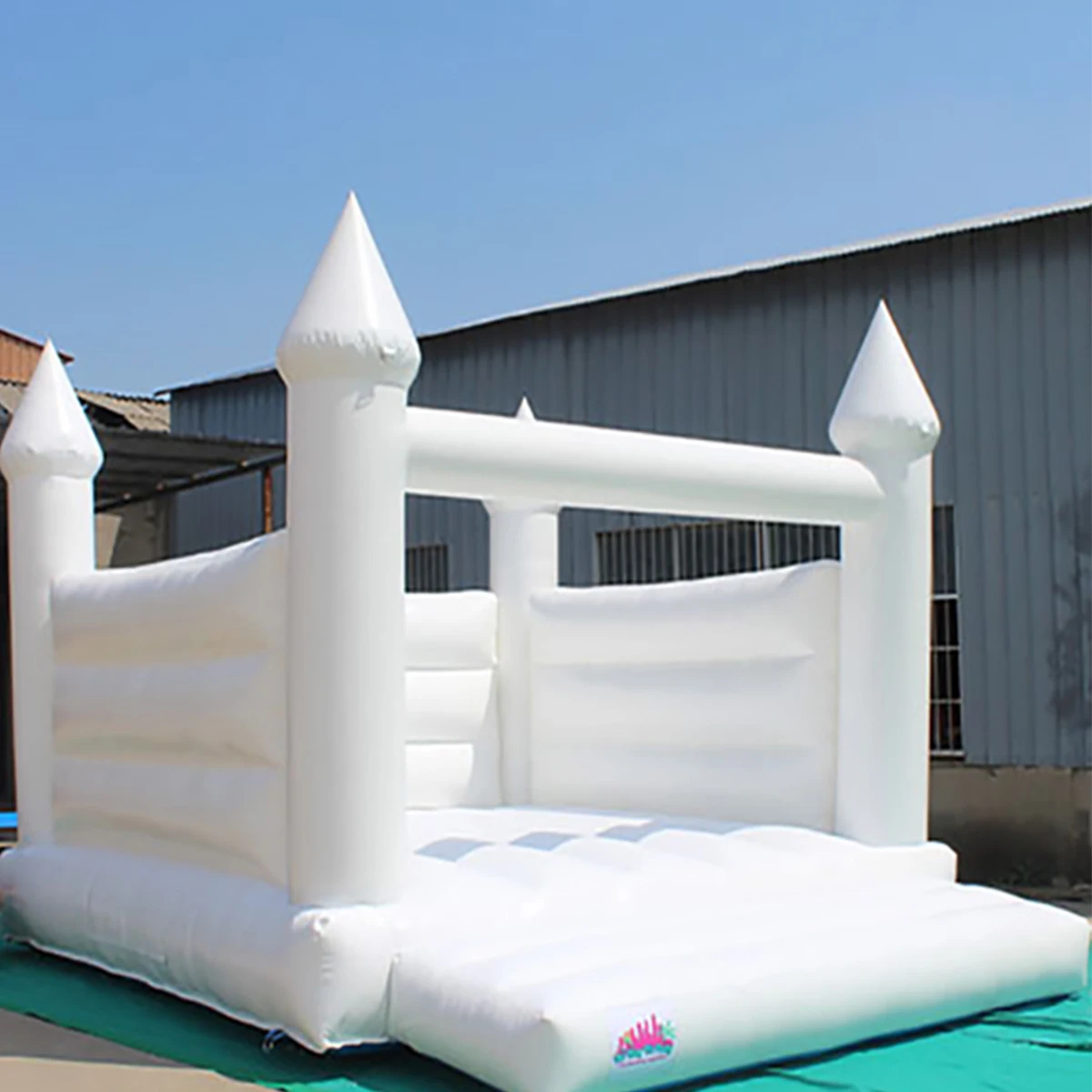 dinosaur white bounce house with Air Blower wedding bounce house water slide inflatable indoor water park for party rental