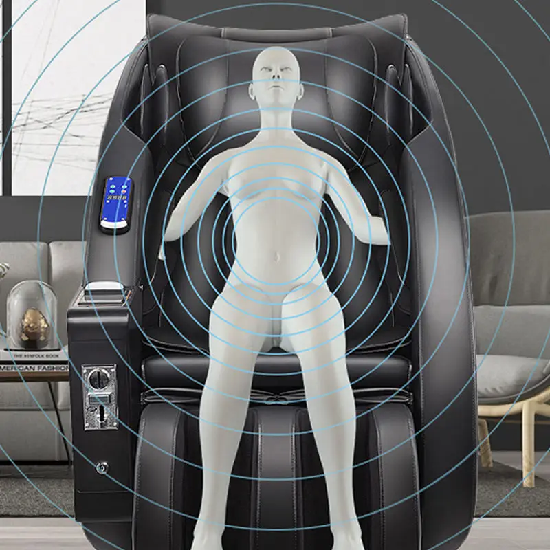Лидер продаж заказной коммерческий массаж всего тела офис невесомость 4D управляемый купюроприемник торговое кресло для монет массажное