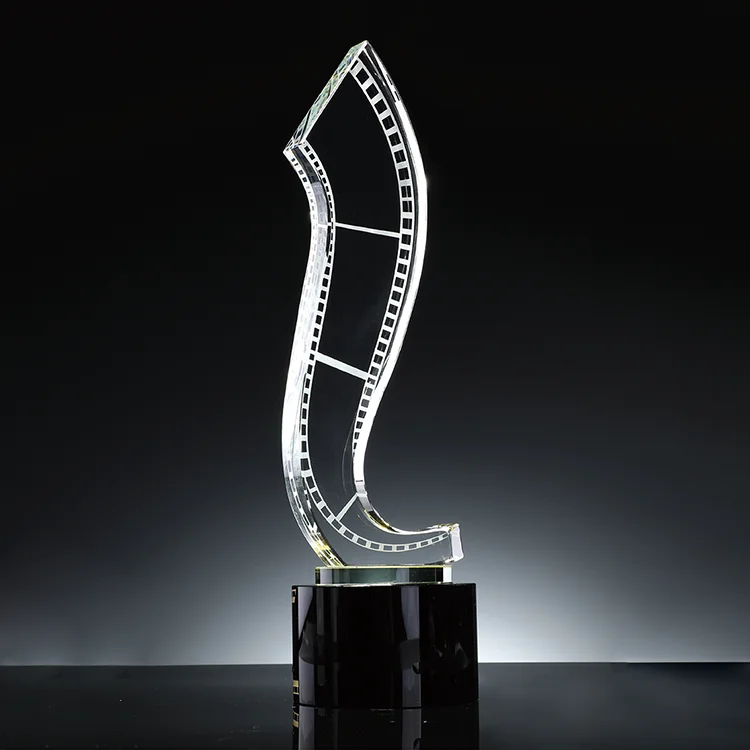 TV & film Character crystal trophy for movie Memorial awards