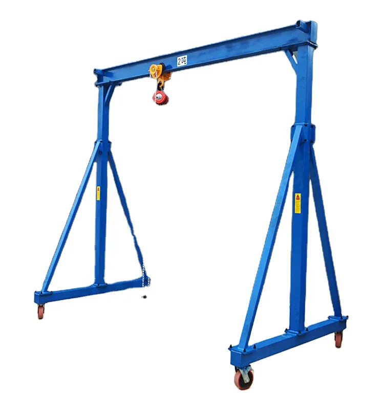 remote control small single girder mini portable 1ton 2ton 3ton 4ton 5ton gantry crane China