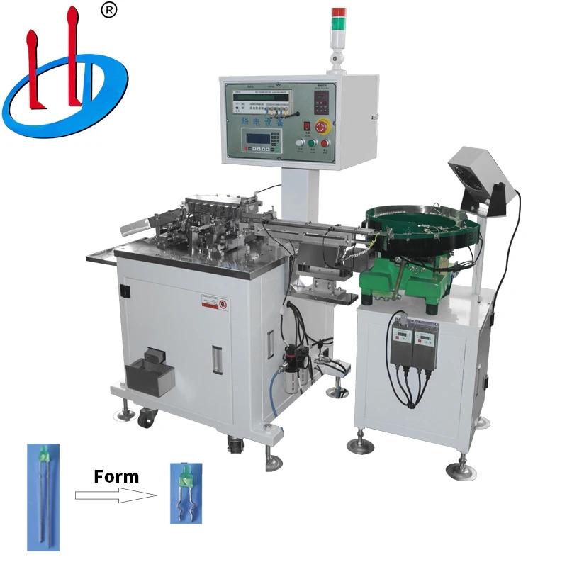 Factory Sale Automatic Loose Capacitor Radial Lead Forming Machine K Shape Radial Component Foot Forming Machine