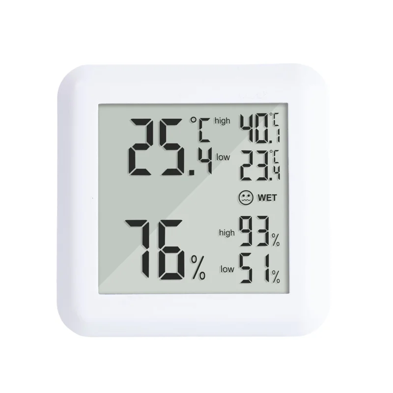 Best Price Household Indoor Desktop Thermometer Hygrometer Digital LCD Monitors Temperature Humidity Monitor