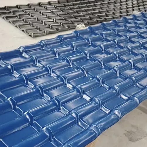 Colorful Plastic Synthetic Resin PVC Roof Tiles Roof for Villa corrugated pvc plastic roof tile Sheet