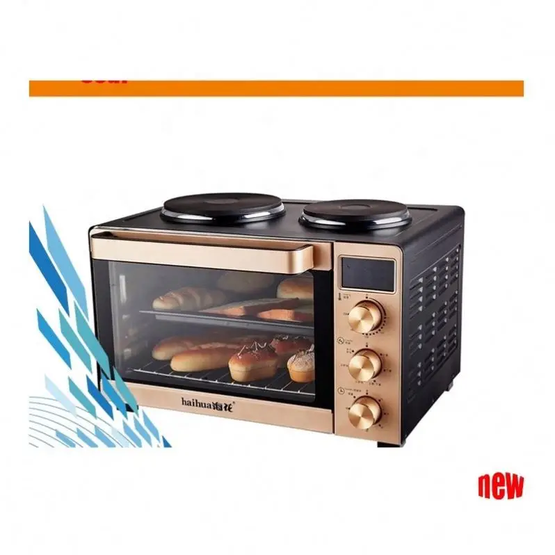 Автономная установка на 48 л и большая печь, 3 горячих пластины, вентиляционный тип, электрический с тремя грилями