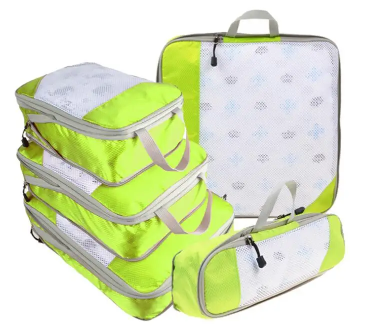 Amazon best selling packing cube 5 sets travel luggage packing organizers travel compression packing cubes