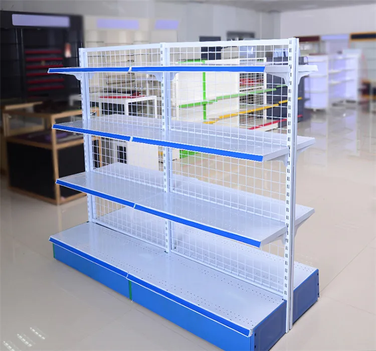 wholesale supermarket fruit and vegetable display gondola rack