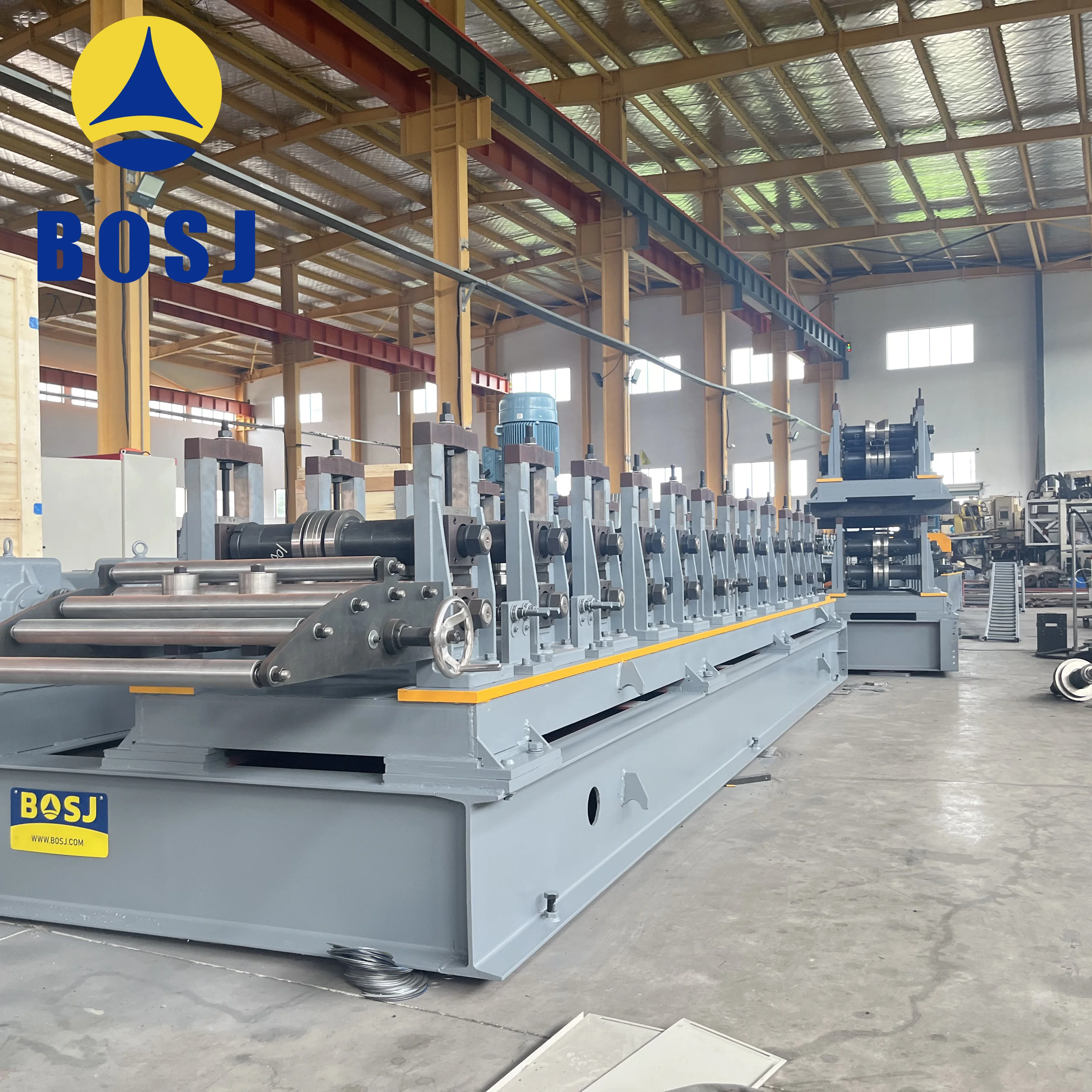Supermarket Rack Post Making Machine Pallet Rack Upright Roll Forming Machine