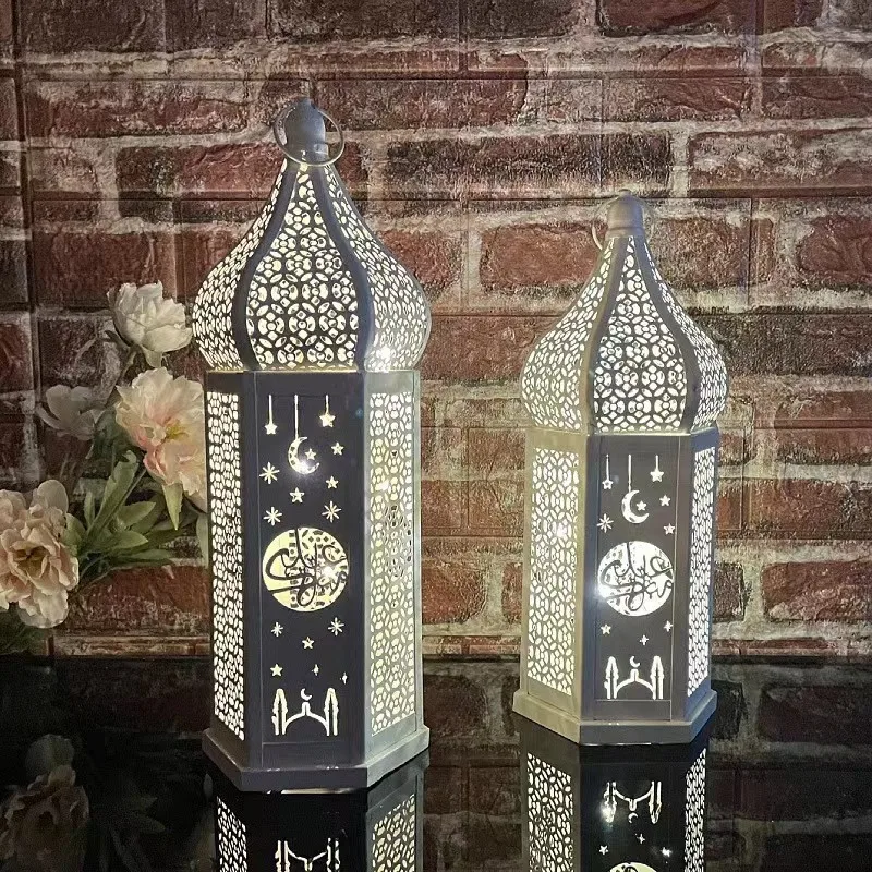Wholesale Antique Wrought Iron Lamps Home Decoration Ramadan Decorations 2025 Lighting Ramadan Lantern