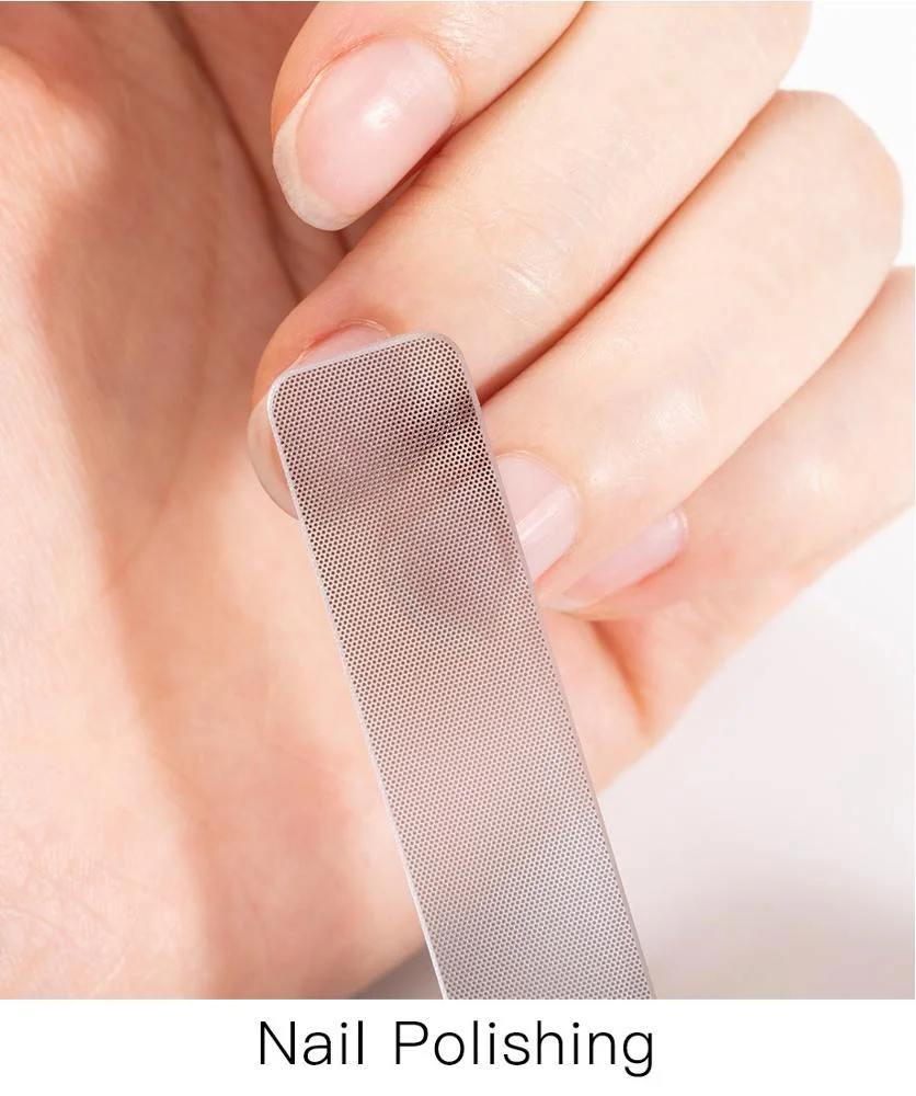 Destly Professional wholesale premium glass nail file with case small nano shiner glass nail file