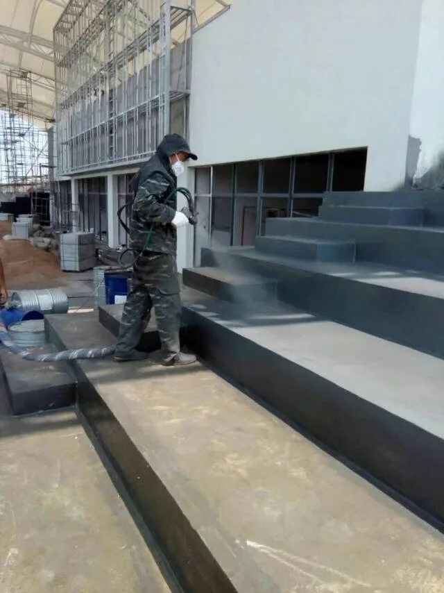 Professional manufacturer anticorrosive polyurea coating Spray polyurea for waterproof of stadium stands