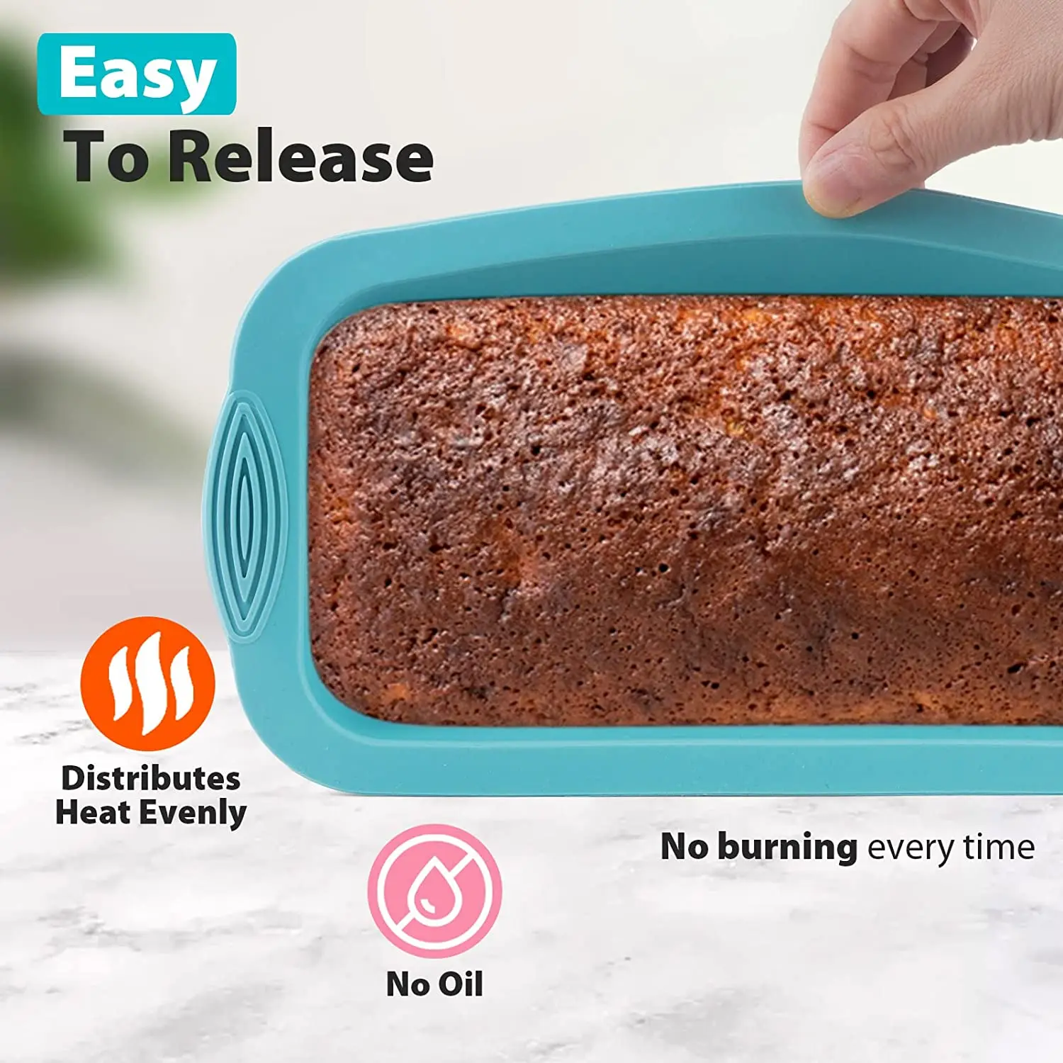 Rectangle Loaf Toast Silicone Pastry Bread Baking Mold