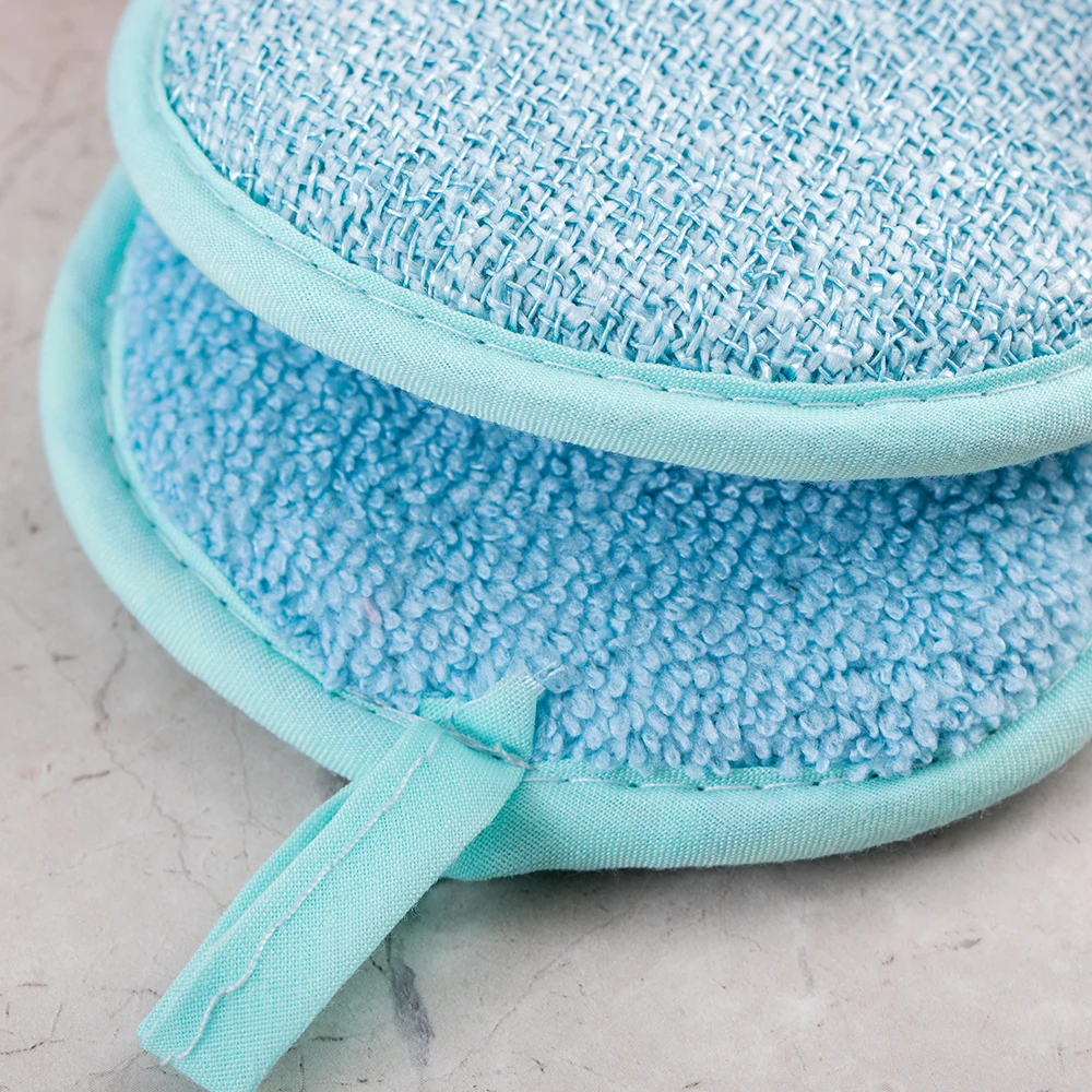 Customize 5 Color Per Set Dishcloth Sponges Double-side Washing Sponge Microfiber Sustainable Kitchen Cleaning Sponge