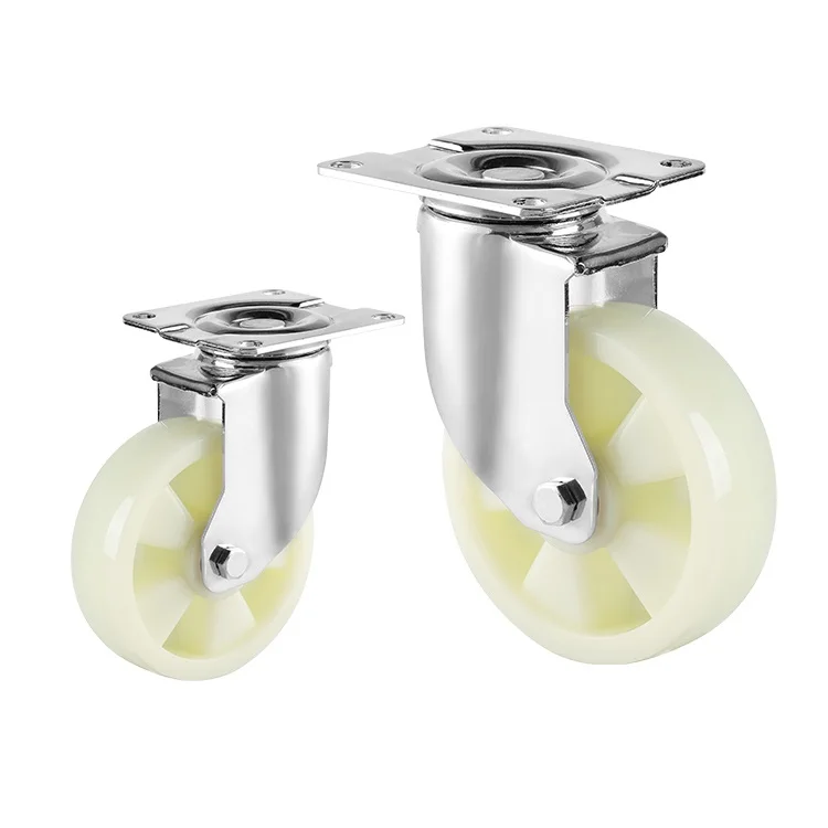Pp Caster Wheels 75/100/125/150 Mm European Industrial Casters Wheel For Trolley Caster