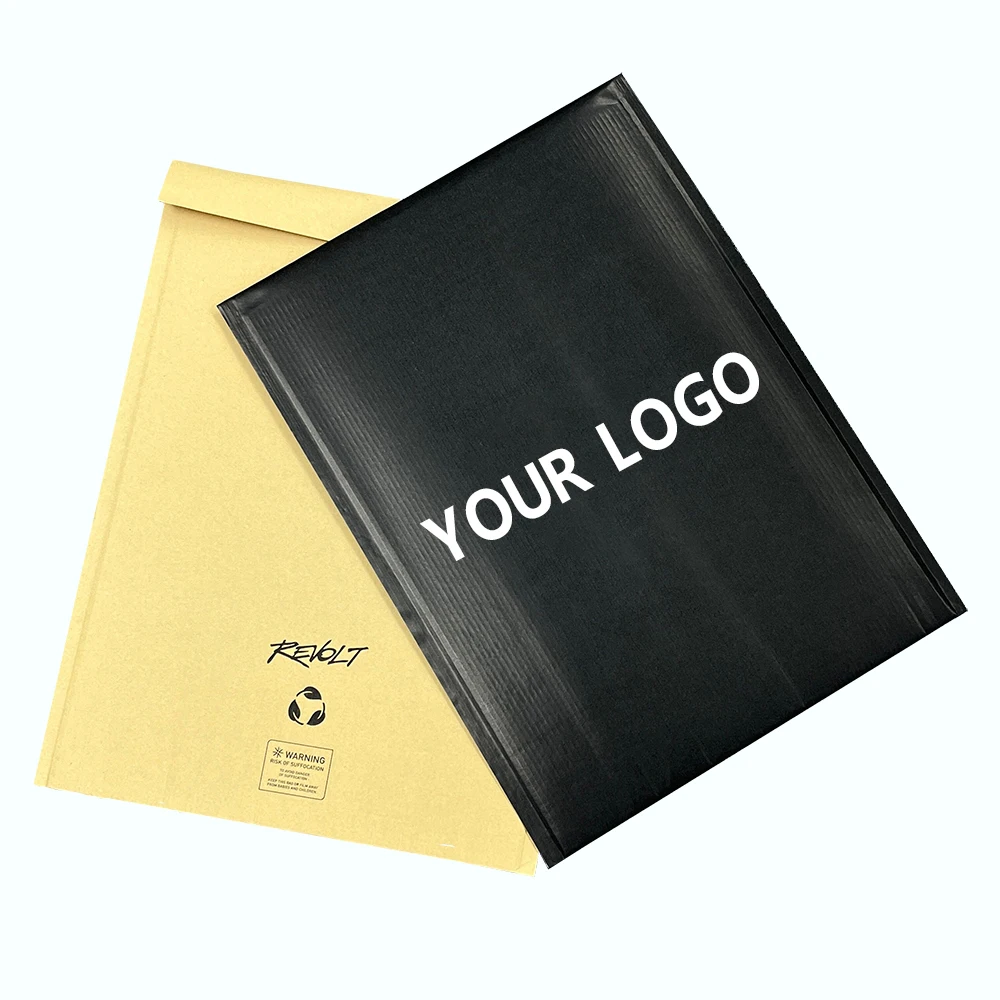 Custom No Smell High Quality Kraft paper mailer Waterproof mailing bags shipping bags for clothing