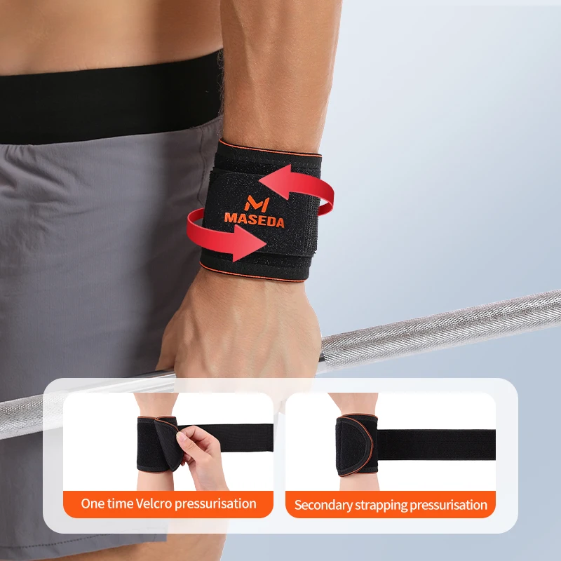 6073#Sport Highly Elastic Wrist Wraps Straps Wrist Brace for Carpal Tunnel