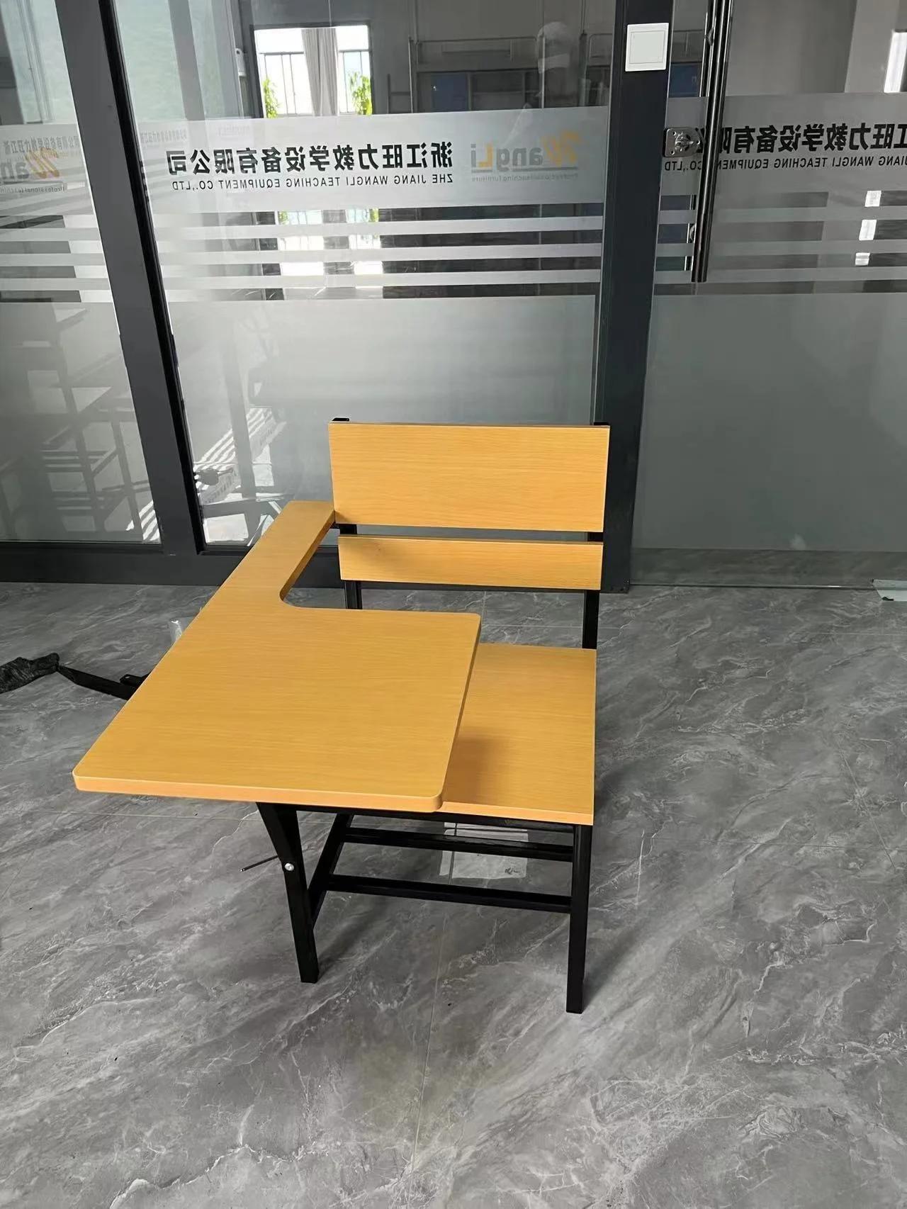 New Arrival Chairs School Student With Writing Pad Philippines Training Student Desk Chair With Table Attached