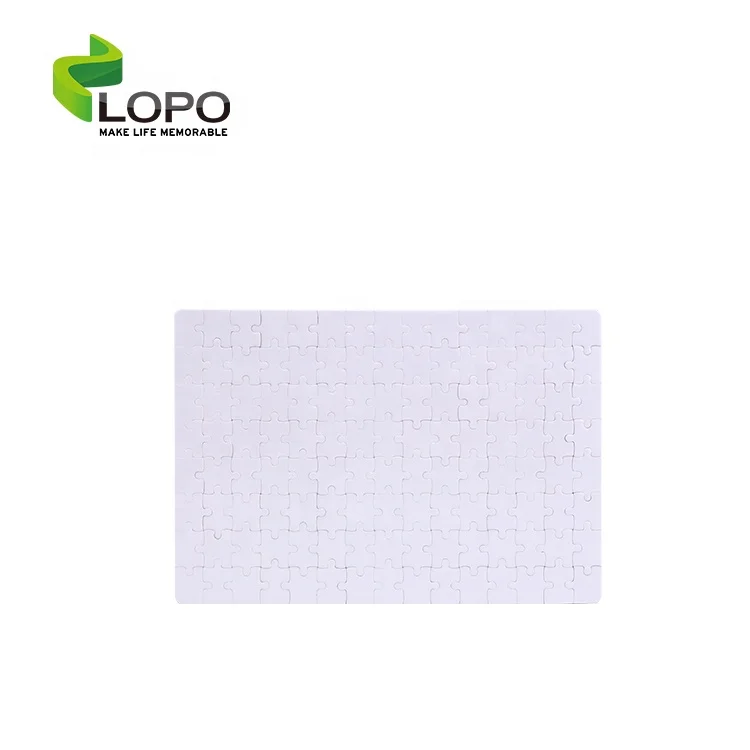 Factory Directly!!! Eco-friendly Sublimation  Blank  Cardboard A4 Jigsaw Puzzle Mat for full printing