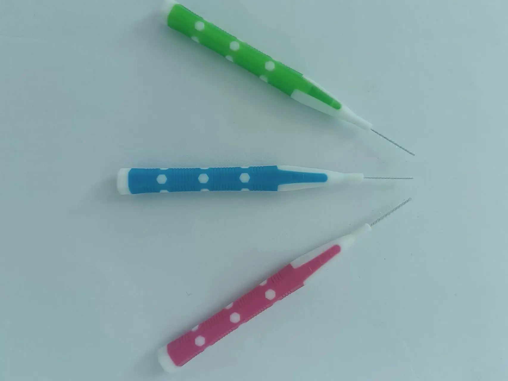 factory soft colorful disposable dental clean interdental brush