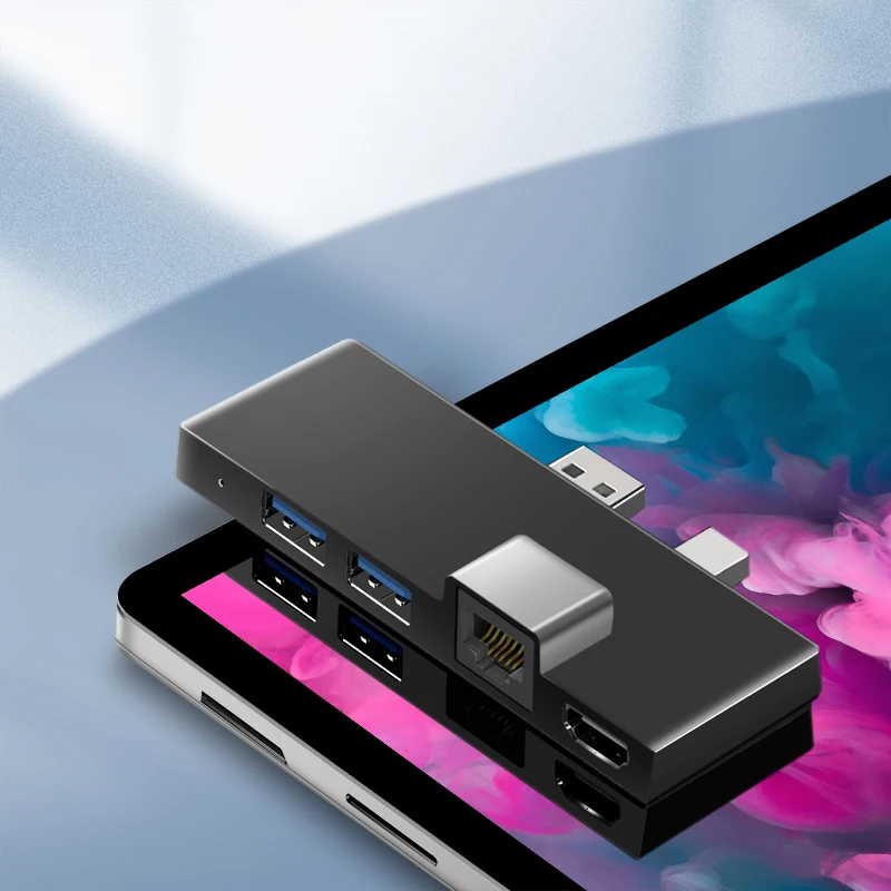 Конвертер док-станция для ноутбука usb c адаптер из алюминиевого сплава 3 в 1 usb c концентратор док-станция 3