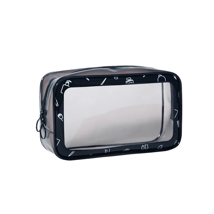 Пользовательский логотип Водонепроницаемая тканевая сумка для стирки Персонализированная Милая косметичка