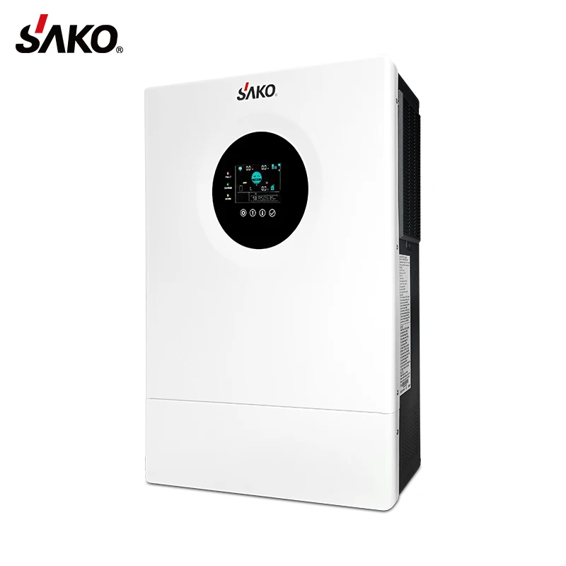 Sako Custom Single Split Phase On Off Grid 48V 8000W Dc To Ac Power Pure Sine Wave Inverter For Home 8Kw Hybrid Solar Inverter