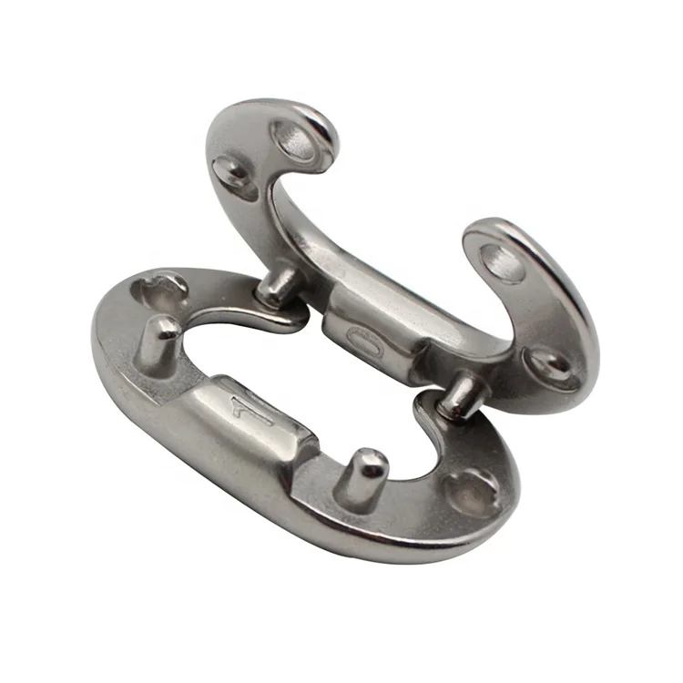 316 Stainless Steel Quick Connecting Rivet Ring SS 316 Metal Riveted Link Connection O Ring