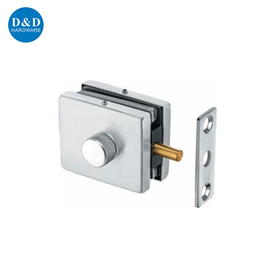 Stainless Steel Cover Aluminum Body Patch Fitting Glass Accessory Hardware Door Locks