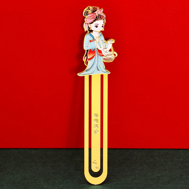 Custom Creative 3d Metal Bookmark Laser Forged Steel Animal Diamond Art Stocked Cute Custom Enamel Metal Bookmark With  Logo