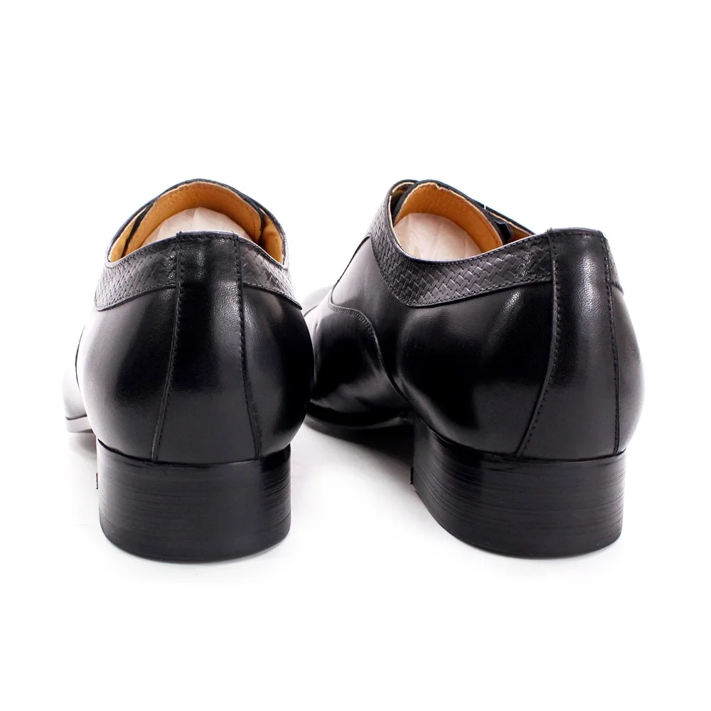 Wholesale Handmade Leather Shoes Men Office Lace Up Formal Dress Shoes