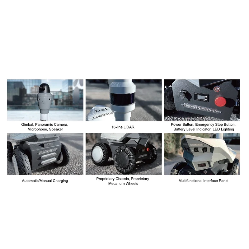 GOOSEBOT P1 Custom Inspection Robot Outdoor UGV Security Patrol Robot