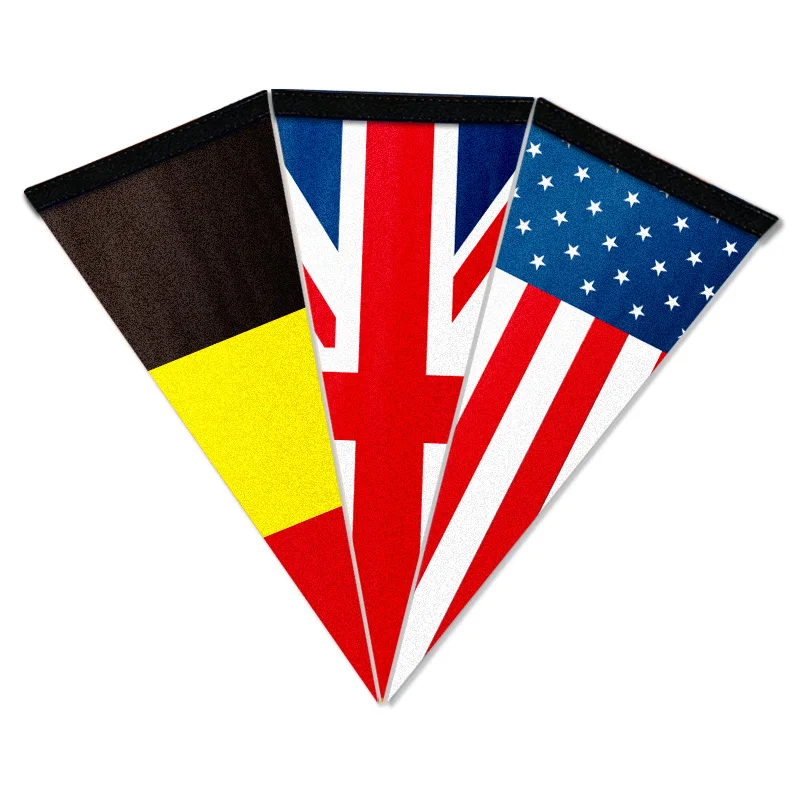Promotional felt pennants as gift with customized printing logos