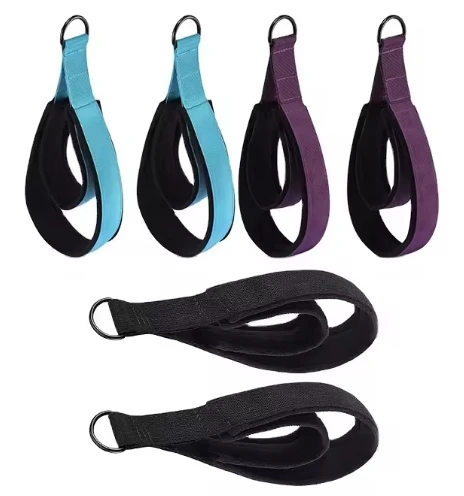 Double Loop Fitness Pilates Straps for Reformer, Cadillac, and Other Fitness Equipment