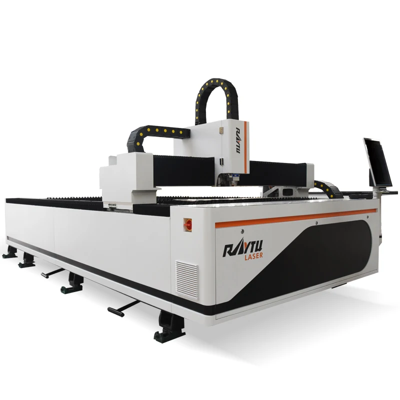 Economic model single table fiber laser cutting machine for SS AL and CS