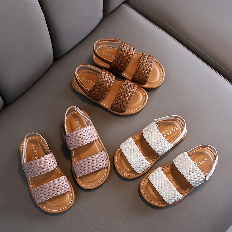 
2021 New Fashion girls slipper Summer Sweet Little Girl sandals Beach Sandal kids sandals 