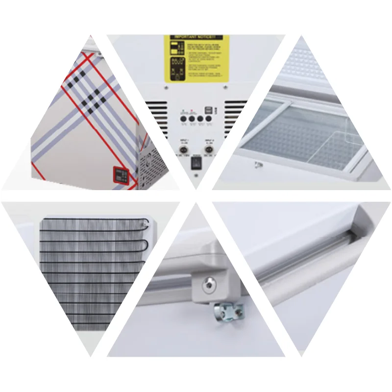 GCSOAR DC 12Volt All-in-One 100L DC Solar Freezer with Lock and Key for Safety Storage